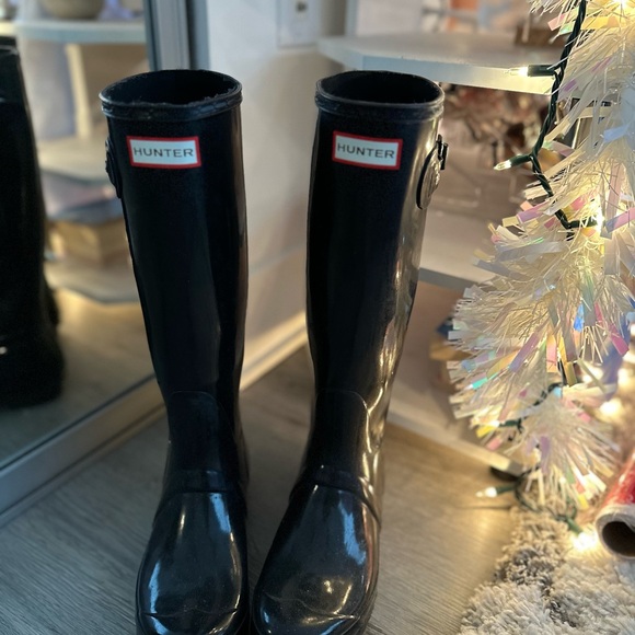 Hunter Shoes - Hunter Black Tall Rain Boots
